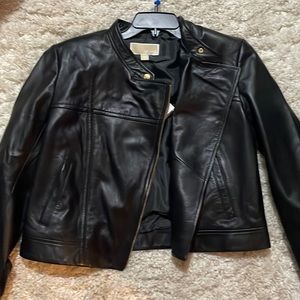 Micheal kors leather jacket